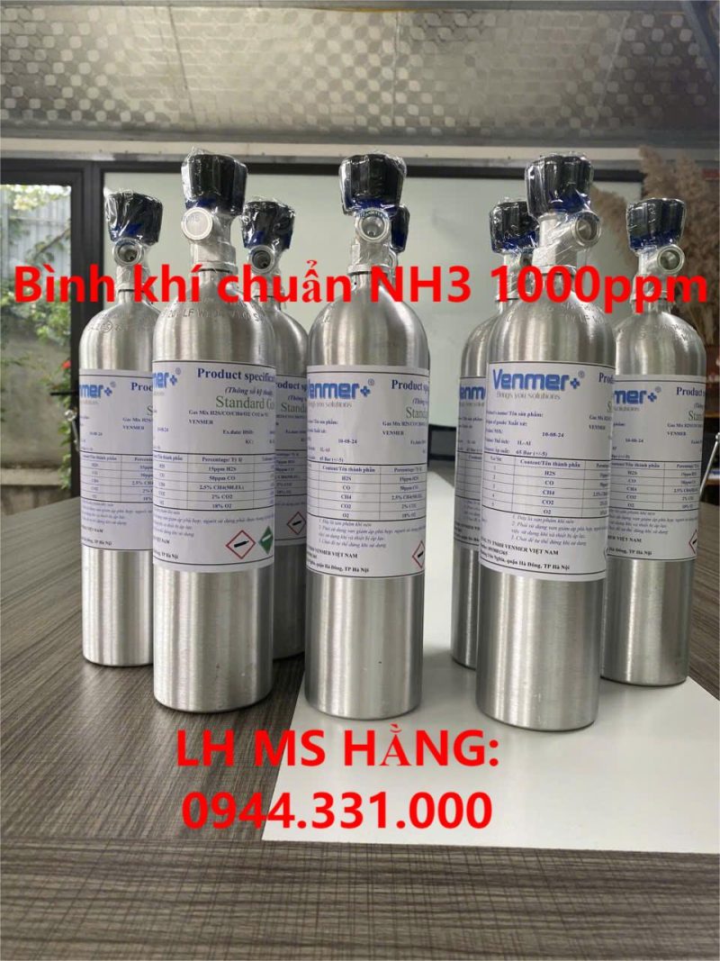 Bình khí chuẩn NH3 1000ppm