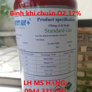 Bình khí chuẩn O2 17%