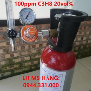 Bình khí chuẩn CO 100ppm C3H8 20vol%