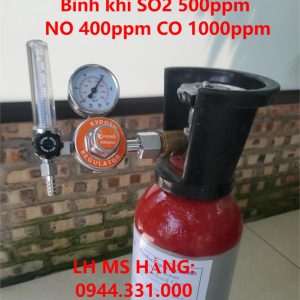 Bình khí SO2 500ppm NO 400ppm CO 1000ppm