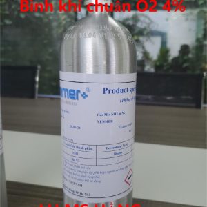 Bình khí chuẩn O2 4%