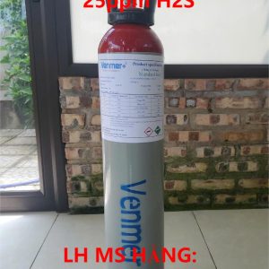 Bình khí hiệu chuẩn 25ppm H2S