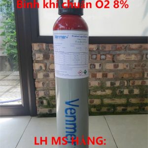 Bình khí chuẩn O2 8%