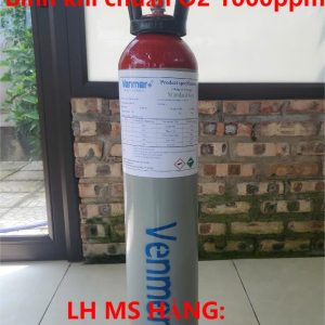 Bình khí chuẩn O2 1000ppm