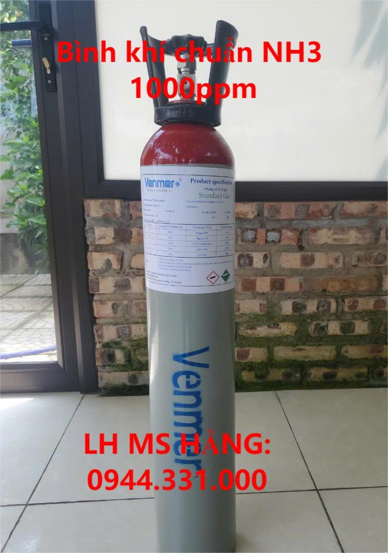 Bình khí chuẩn NH3 1000ppm