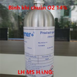 Bình khí chuẩn O2 14%