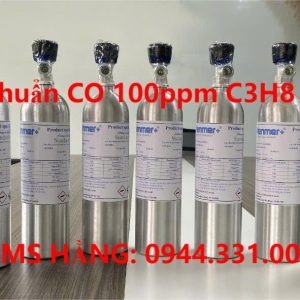 Bình khí chuẩn CO 100ppm C3H8 80ppm