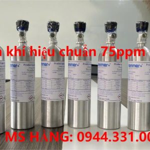 Bình khí hiệu chuẩn 75ppm H2S