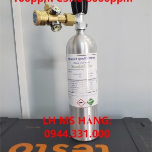 Bình khí chuẩn CO 100ppm C3H8 8000ppm