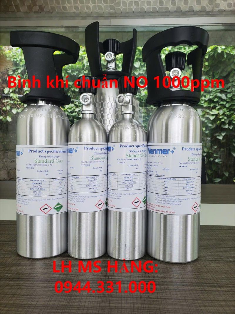 Bình khí chuẩn NO 1000ppm