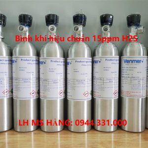 Bình khí hiệu chuẩn 15ppm H2S