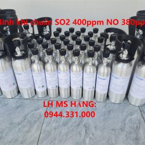 Bình khí chuẩn SO2 400ppm NO 380ppm