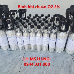 Bình khí chuẩn O2 8%