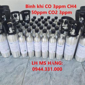 Bình khí CO 3ppm CH4 50ppm CO2 3ppm