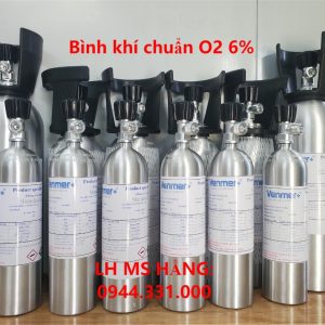 Bình khí chuẩn O2 6%