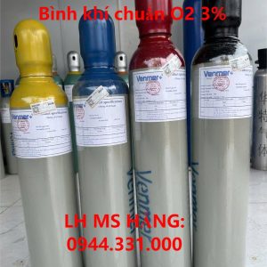 Bình khí chuẩn O2 3%