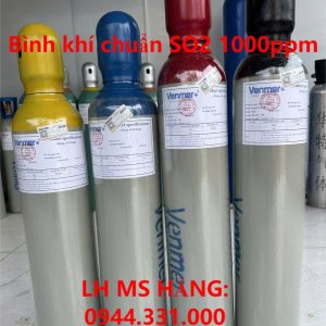 Bình khí chuẩn SO2 1000ppm