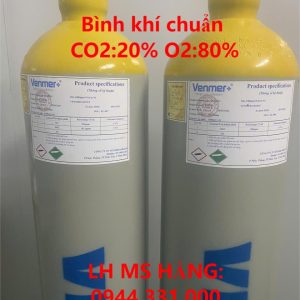 Bình khí chuẩn CO2:20% O2:80%