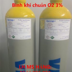 Bình khí chuẩn O2 3%