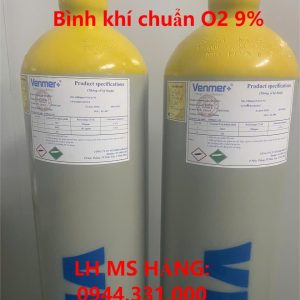 Bình khí chuẩn O2 9%