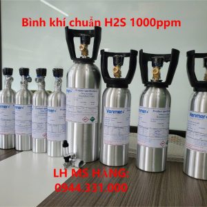 Bình khí chuẩn H2S 1000ppm