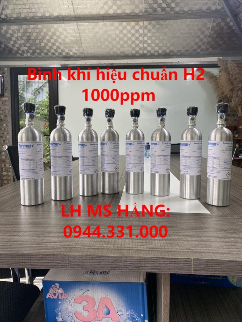 Bình khí hiệu chuẩn H2 1000ppm