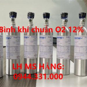 Bình khí chuẩn O2 12%