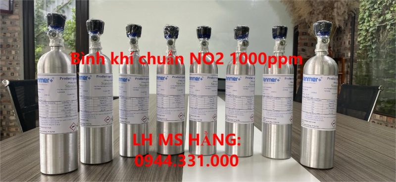 Bình khí chuẩn NO2 1000ppm