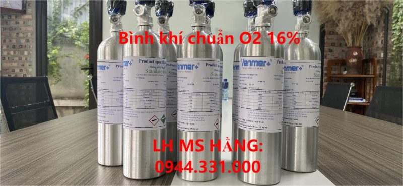 Bình khí chuẩn O2 16%