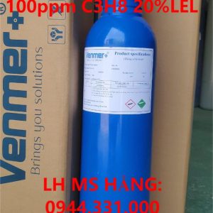 Bình khí chuẩn CO 100ppm C3H8 20%LEL