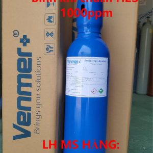 Bình khí chuẩn H2S 1000ppm