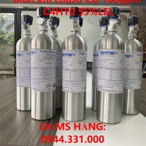 Bình khí chuẩn CO 100ppm C4H10 55%LEL