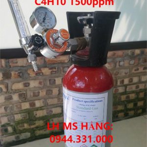 Bình khí chuẩn CO 100ppm C4H10 1500ppm