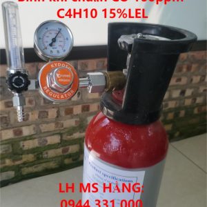 Bình khí chuẩn CO 100ppm C4H10 15%LEL