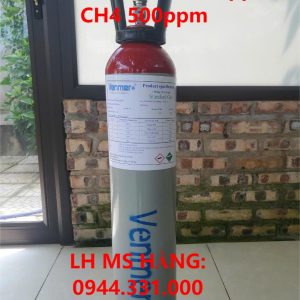 Bình khí chuẩn CO 100ppm CH4 500ppm