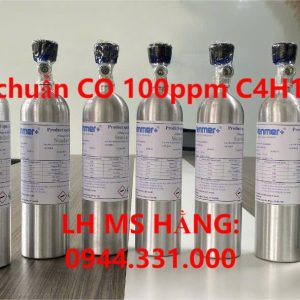 Bình khí chuẩn CO 100ppm C4H10 9vol%