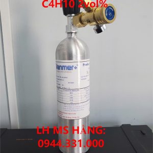 Bình khí chuẩn CO 100ppm C4H10 2vol%