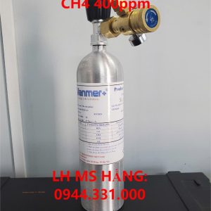 Bình khí chuẩn CO 100ppm CH4 400ppm