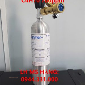 Bình khí chuẩn CO 100ppm C4H10 700ppm