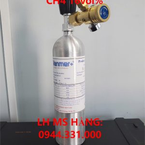 Bình khí chuẩn CO 100ppm CH4 16vol%