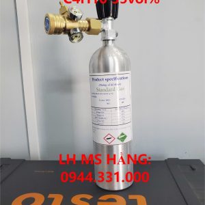 Bình khí chuẩn CO 100ppm C4H10 55vol%