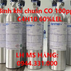 Bình khí chuẩn CO 100ppm C4H10 60%LEL