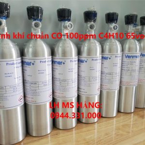 Bình khí chuẩn CO 100ppm C4H10 65vol%