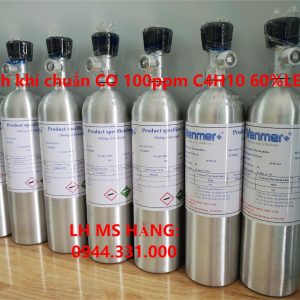 Bình khí chuẩn CO 100ppm C4H10 60%LEL