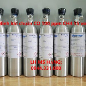 Bình khí chuẩn CO 100 ppm CH4 55 vol%