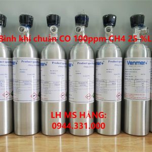 Bình khí chuẩn CO 100ppm CH4 25 %LEL