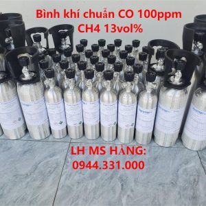 Bình khí chuẩn CO 100ppm CH4 13vol%