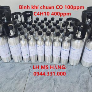 Bình khí chuẩn CO 100ppm C4H10 400ppm