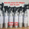 Bình khí chuẩn CO 100ppm CH4 16 vol%