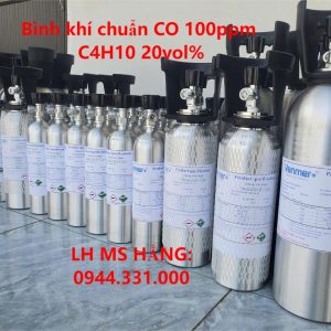 Bình khí chuẩn CO 100ppm C4H10 20vol%